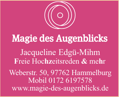 Magie des Augenblicks Magie des Augenblicks