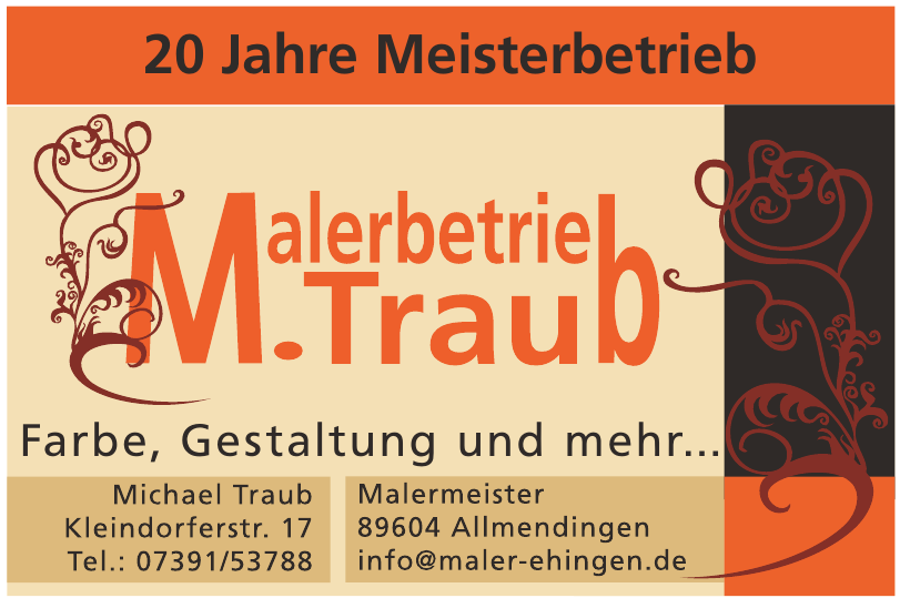 Malerbetrieb M. Traub Malerbetrieb M. Traub