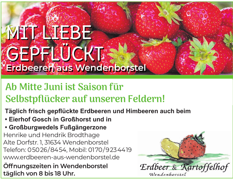 Erdbeer & Kartoffelhof Wendenborstel Erdbeer & Kartoffelhof Wendenborstel