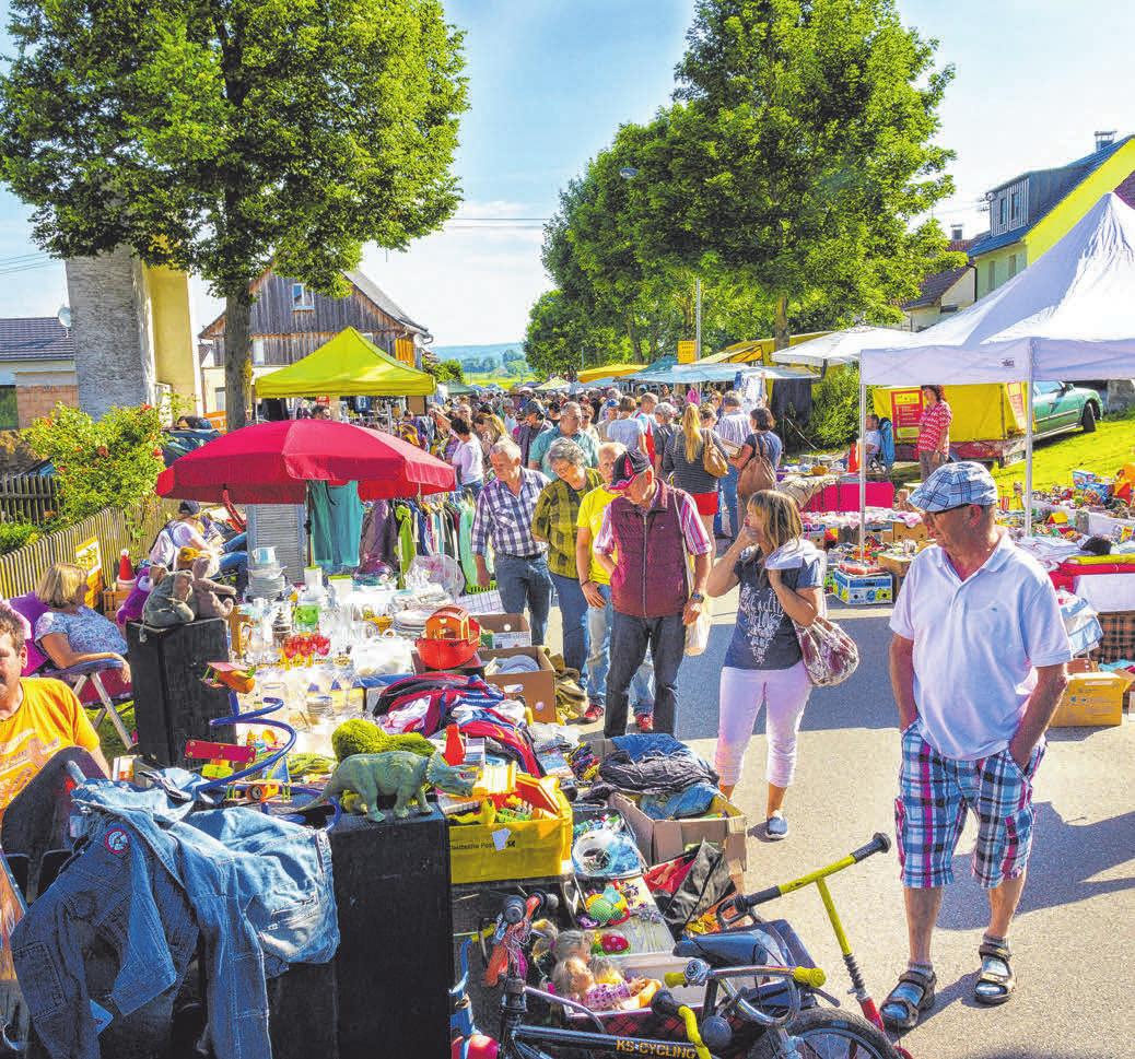 Der Flohmarkt ist einer der Höhepunkte in Hochdorf. Der Flohmarkt ist einer der Höhepunkte in Hochdorf.