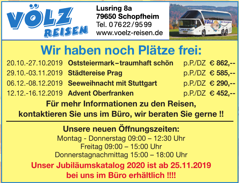 Verkaufsoffener Sonntag Und Herbstmarkt In Schopfheim Lorrach