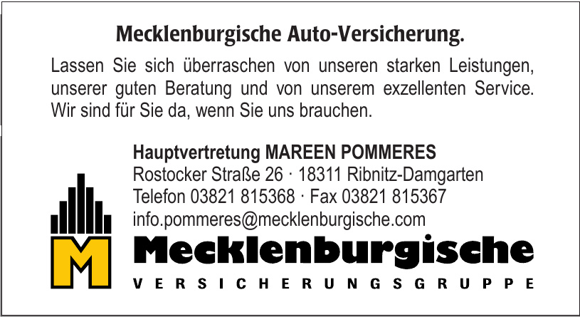 Mecklenburgische Versicherungsgruppe Mecklenburgische Versicherungsgruppe