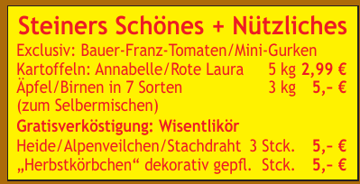 Steiners Schönes + Nützliches Steiners Schönes + Nützliches
