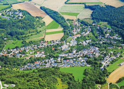 Franzenheim von oben. Franzenheim von oben.