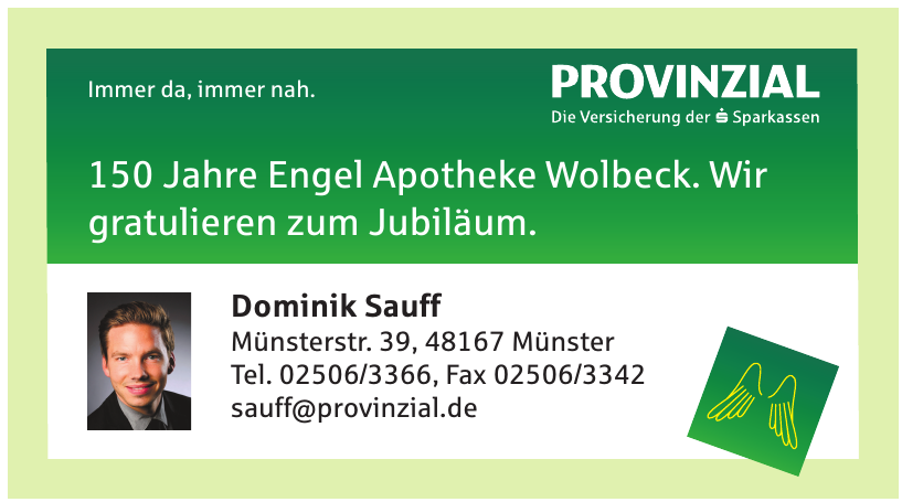 Provinzial Dominik Sauff Provinzial Dominik Sauff