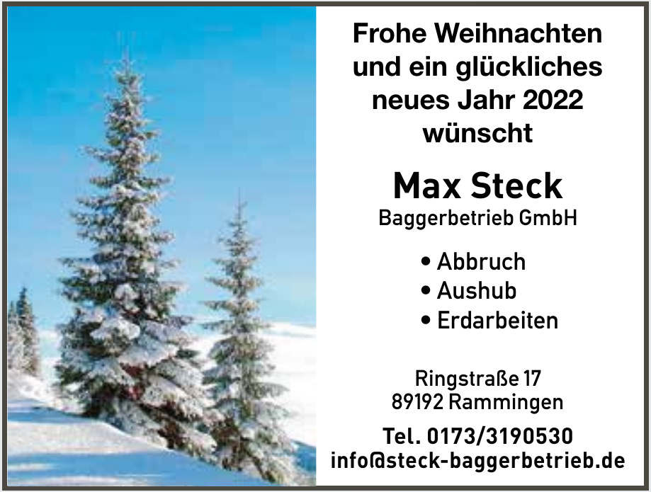 Max Steck Baggerbetrieb GmbH