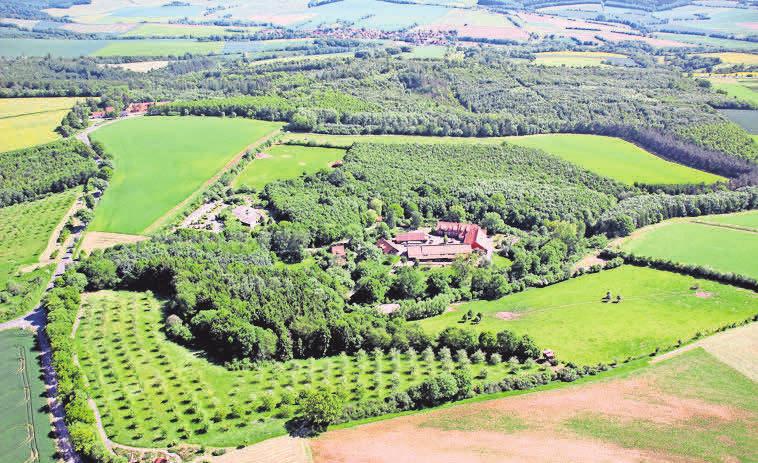 Gut Herbigshagen ist umgeben von einer reizvollen Landschaft. Foto: Heinz Sielmann Stiftung Gut Herbigshagen ist umgeben von einer reizvollen Landschaft. Foto: Heinz Sielmann Stiftung