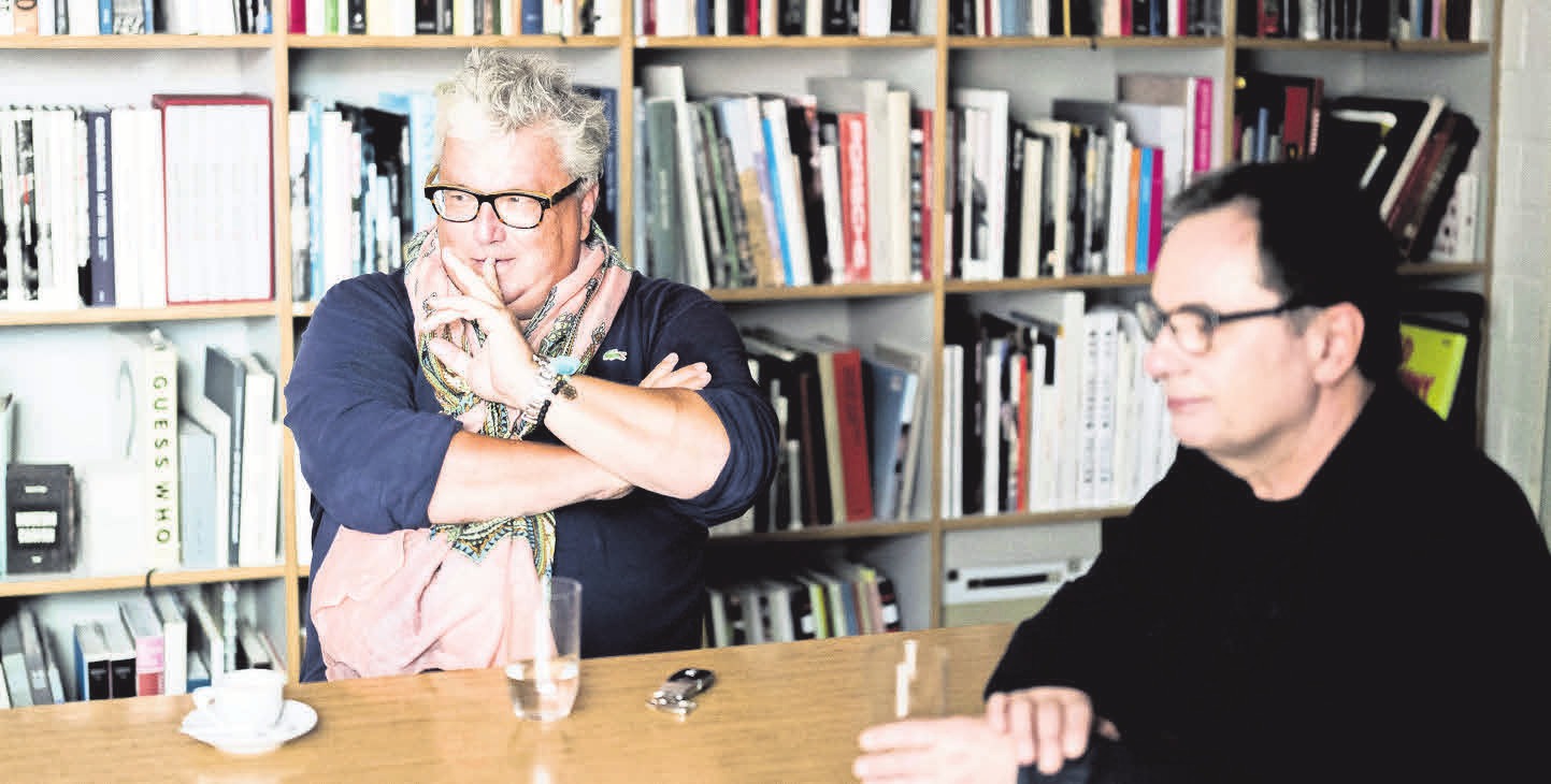 Hans Georg Näder und Verleger Gerhard Steidl. FOTO: CHRISTOPH NEUMANN Hans Georg Näder und Verleger Gerhard Steidl. FOTO: CHRISTOPH NEUMANN