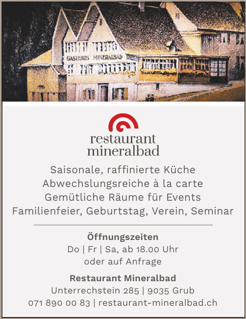 Restaurant Mineralbad