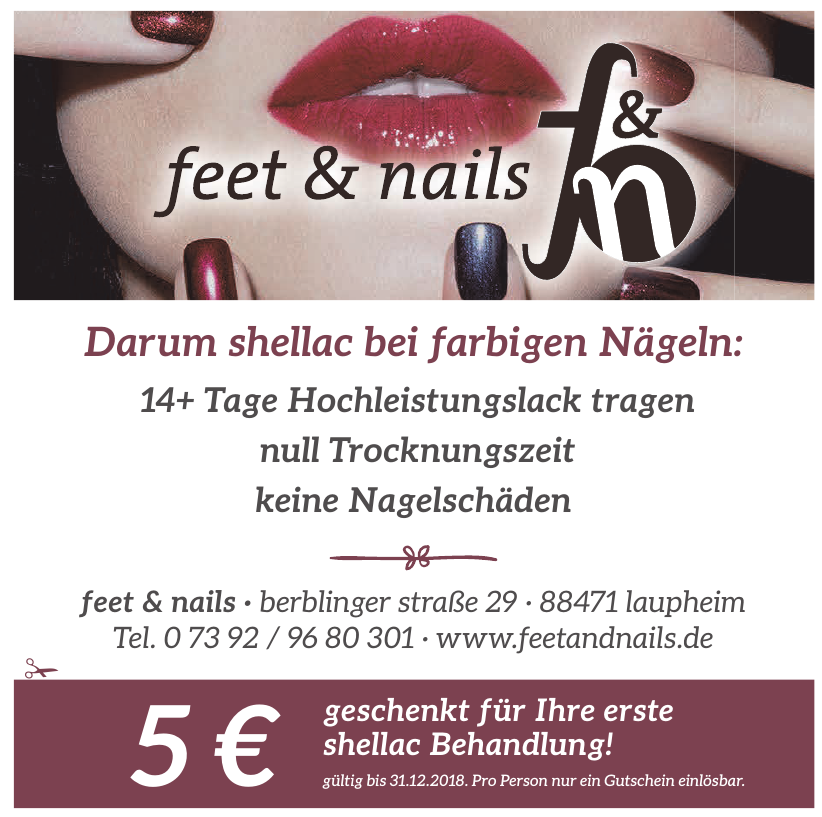 feet and nails