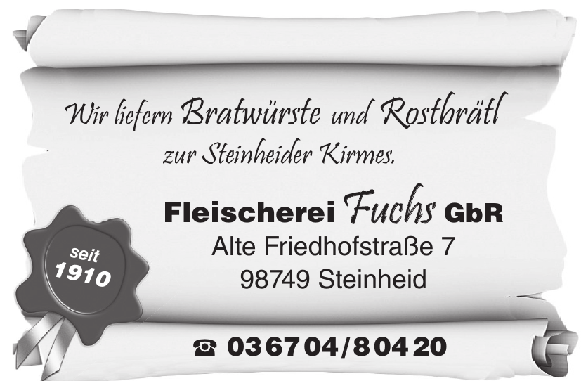 Fleischerei Fuchs GbR Fleischerei Fuchs GbR