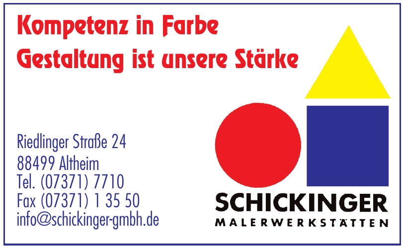Schickinger Malerwerkstätten Schickinger Malerwerkstätten