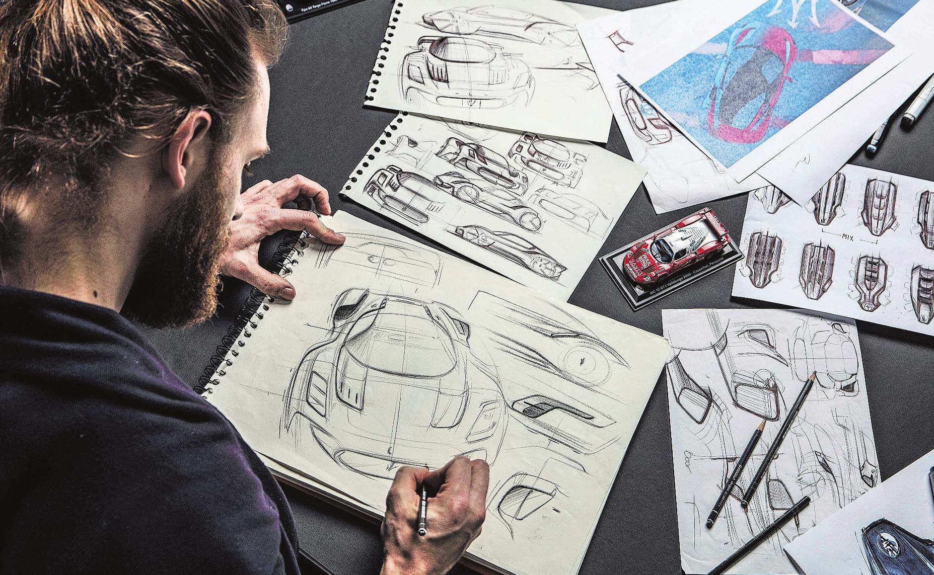 Die Maserati-Designer arbeiten mit Hochdruck an den Modellen für morgen. Bilder: Maserati