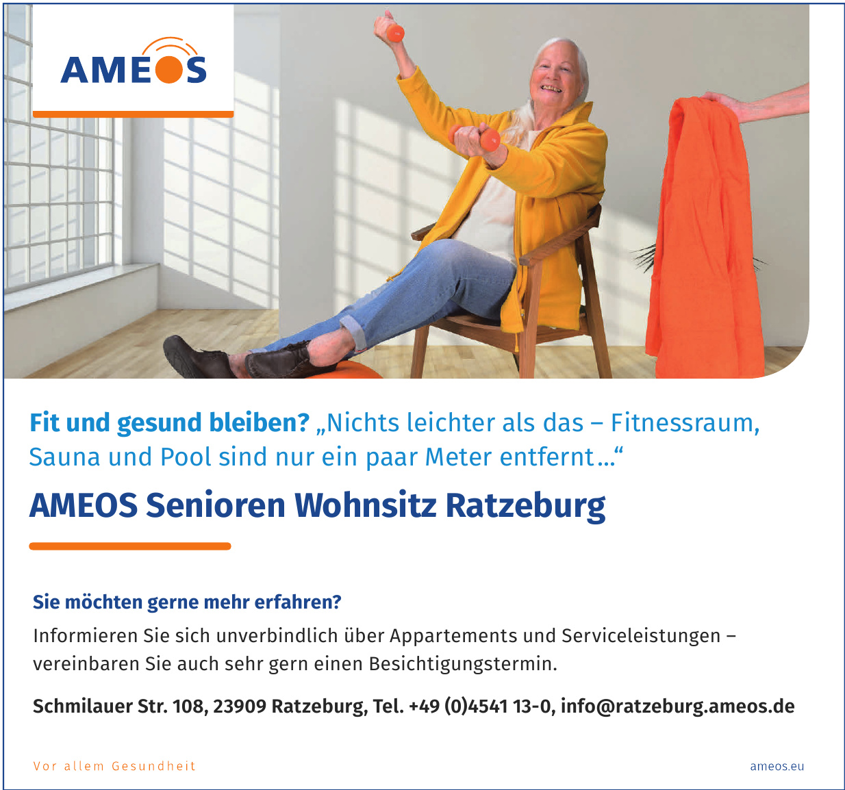 AMEOS Senioren Wohnsitz Ratzeburg AMEOS Senioren Wohnsitz Ratzeburg