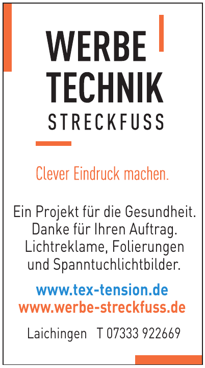 Werbe Technik Streckfuss Werbe Technik Streckfuss