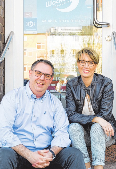 Dass Sie gut hören, liegt den Hör-Experten Ramona und Tobias Wockenfuß am Herzen. FOTO: WOCKENFUSS Dass Sie gut hören, liegt den Hör-Experten Ramona und Tobias Wockenfuß am Herzen. FOTO: WOCKENFUSS