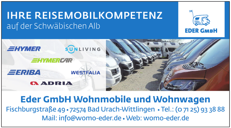 Eder GmbH Wohnmobile und Wohnwagen Eder GmbH Wohnmobile und Wohnwagen