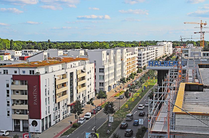Strebt ihrer Fertigstellung zu: die Bebauung in der Rheinallee. FOTO: STADT LUDWIGSHAFEN/FREI Strebt ihrer Fertigstellung zu: die Bebauung in der Rheinallee. FOTO: STADT LUDWIGSHAFEN/FREI