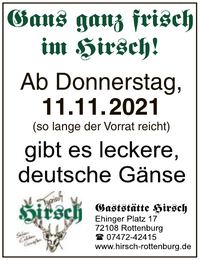 Gaststätte Hirsch