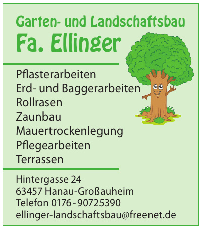 Garten- und Landschaftsbau Fa. Ellinger