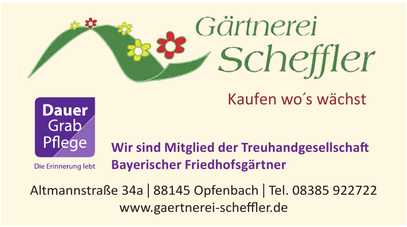 Intensivpflegedienst Lebenswert GmbH Gärtnerei Scheffler