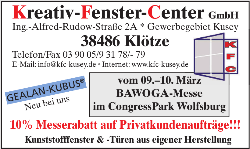 Kreativ-Fenster-Center GmbH Kreativ-Fenster-Center GmbH