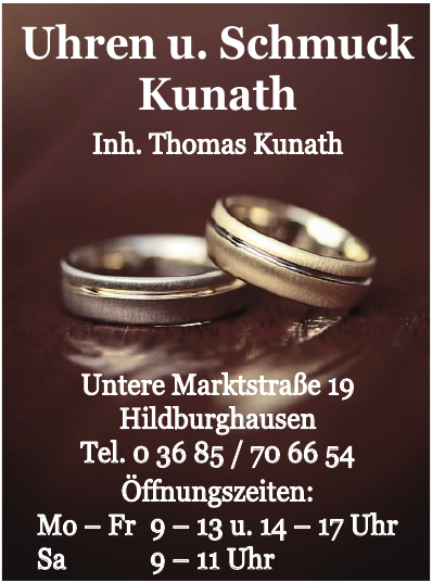 Uhren u. Schmuck Kunath Uhren u. Schmuck Kunath