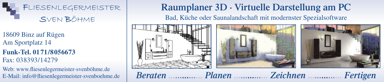 Fliesenlegermeister Sven Böhme Fliesenlegermeister Sven Böhme