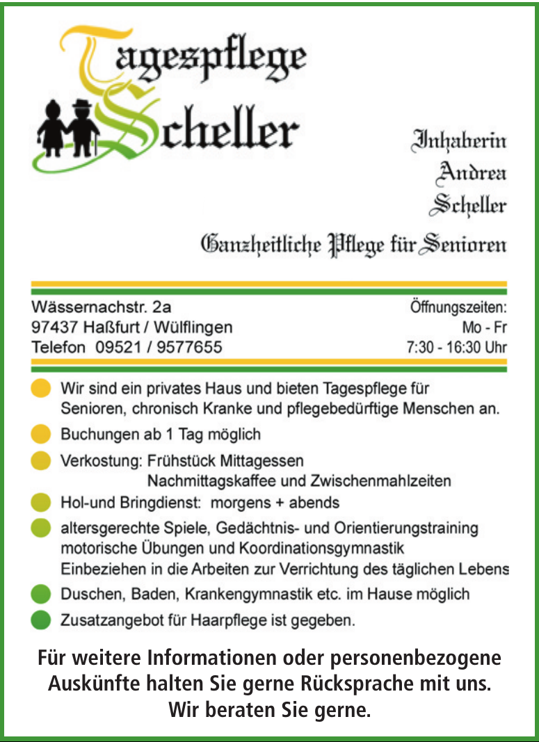 Tagespflege Scheller Tagespflege Scheller