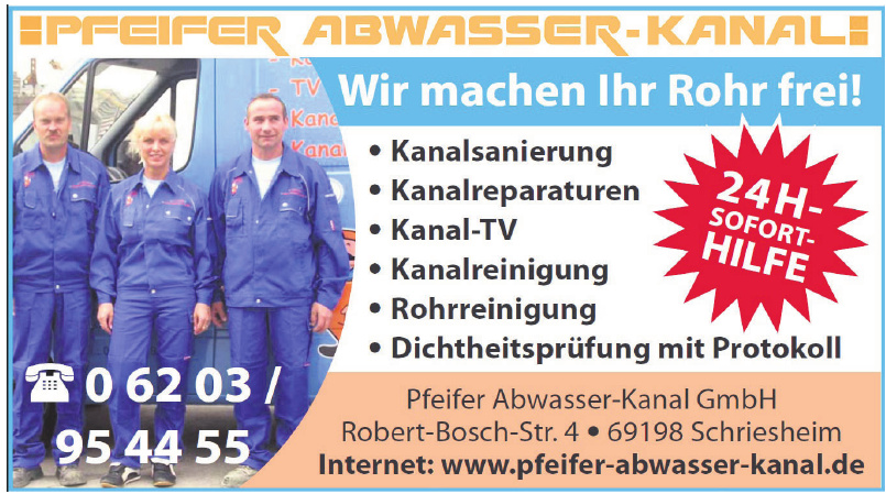 Pfeifer Abwasser-Kanal GmbH Pfeifer Abwasser-Kanal GmbH