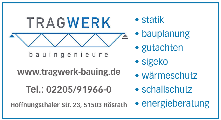 Tragwerk Bauingenieure Tragwerk Bauingenieure