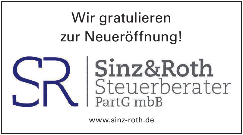 Sinz & Roth Steuerberater PartG mbB Sinz & Roth Steuerberater PartG mbB