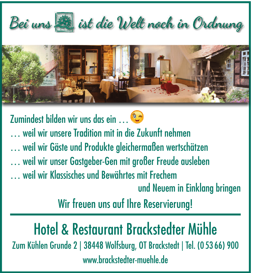 Hotel & Restaurant Brackstedter Mühle Hotel & Restaurant Brackstedter Mühle