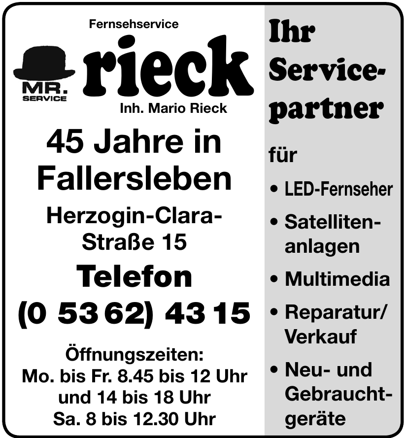 Fernsehservice Rieck Fernsehservice Rieck