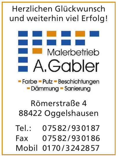 Malerbetrieb A. Gabler Malerbetrieb A. Gabler