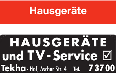 Tekha Hausgeräte Service Tekha Hausgeräte Service