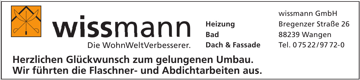 Wissmann GmbH Bregenzer Wissmann GmbH Bregenzer