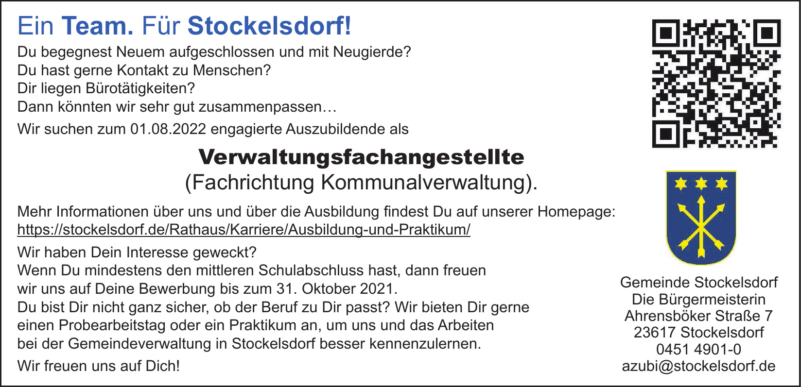 Gemeinde Stockelsdorf Gemeinde Stockelsdorf