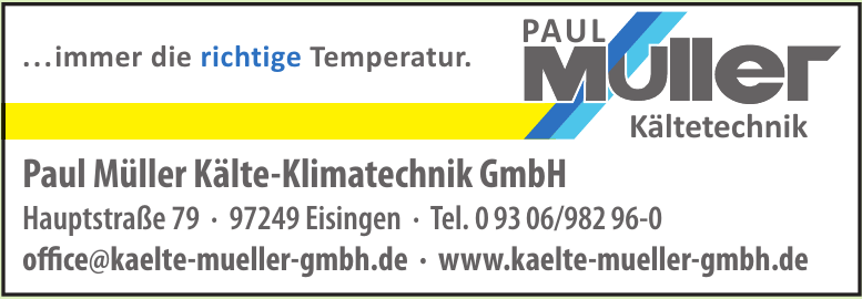 Paul Müller Kälte-Klimatechnik GmbH Paul Müller Kälte-Klimatechnik GmbH