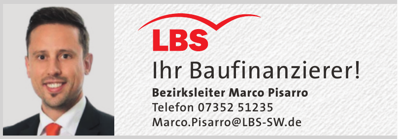 LBS Bezirksleiter Marco Pisarro LBS Bezirksleiter Marco Pisarro