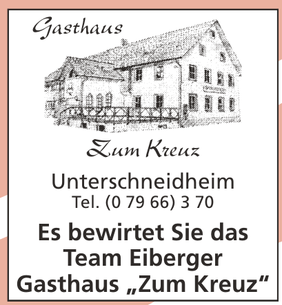 Gasthaus „Zum Kreuz“ Gasthaus „Zum Kreuz“