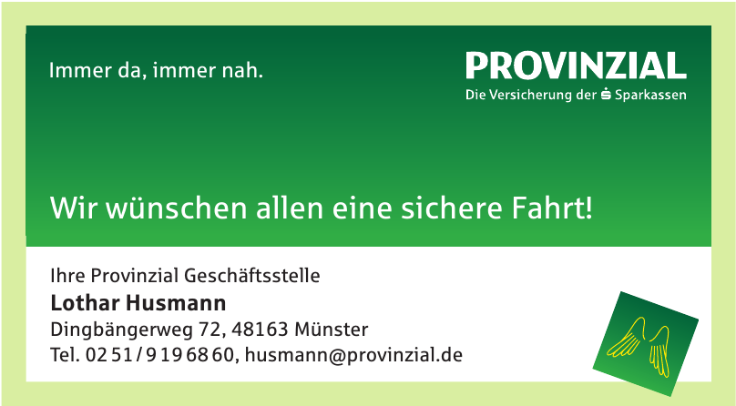 Provinzial Lothar Husmann Provinzial Lothar Husmann