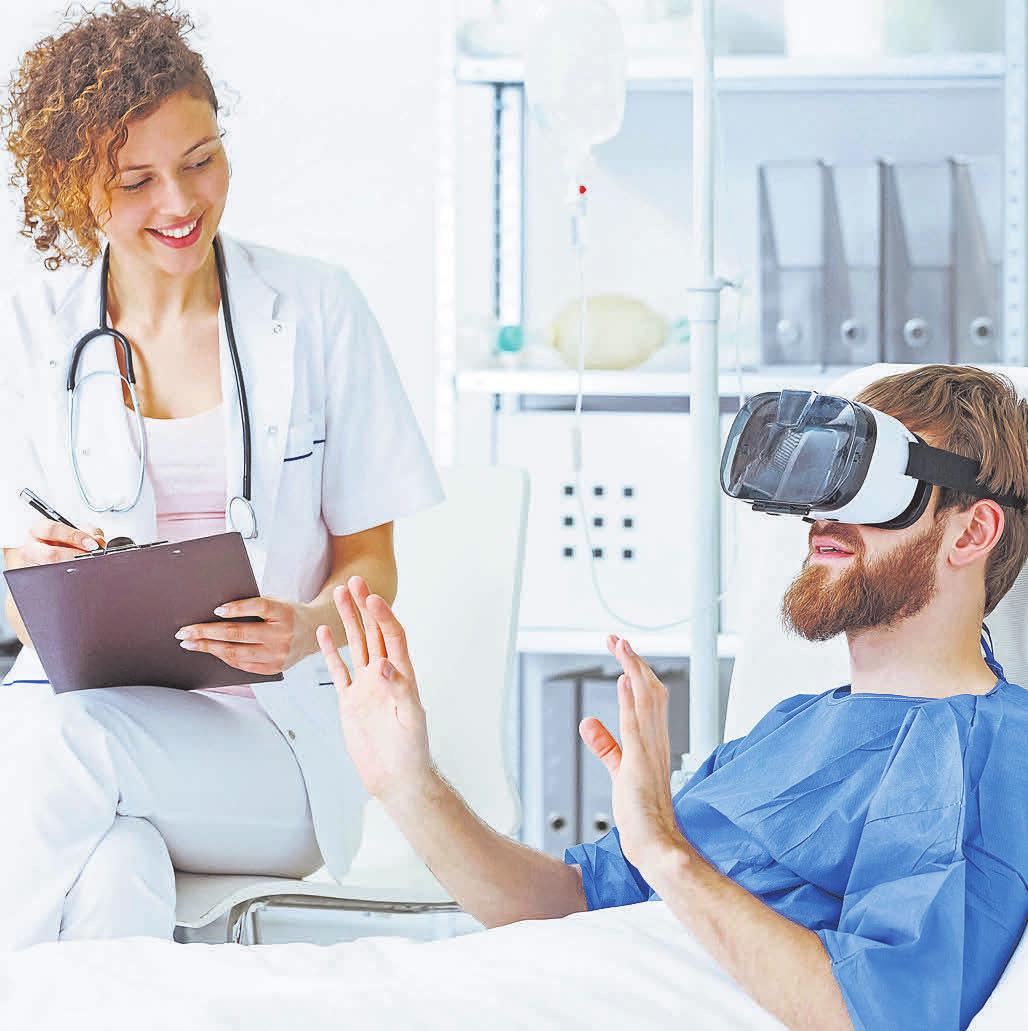 BEIM BLICK IN DIE ZUKUNFT der Medizin wünschen sich Patienten vor allem eine bessere Heilbarkeit schwerer Krankheiten. Viele können sich dabei den Einsatz digitaler Techniken vorstellen. Die persönliche Betreuung durch die Ärztin soll aber nicht verloren gehen. Foto: djd/Sanofi/Getty BEIM BLICK IN DIE ZUKUNFT der Medizin wünschen sich Patienten vor allem eine bessere Heilbarkeit schwerer Krankheiten. Viele können sich dabei den Einsatz digitaler Techniken vorstellen. Die persönliche Betreuung durch die Ärztin soll aber nicht verloren gehen. Foto: djd/Sanofi/Getty