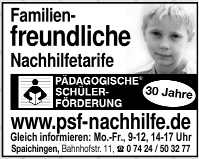 Pädagogische® Schüler-Förderung Pädagogische® Schüler-Förderung