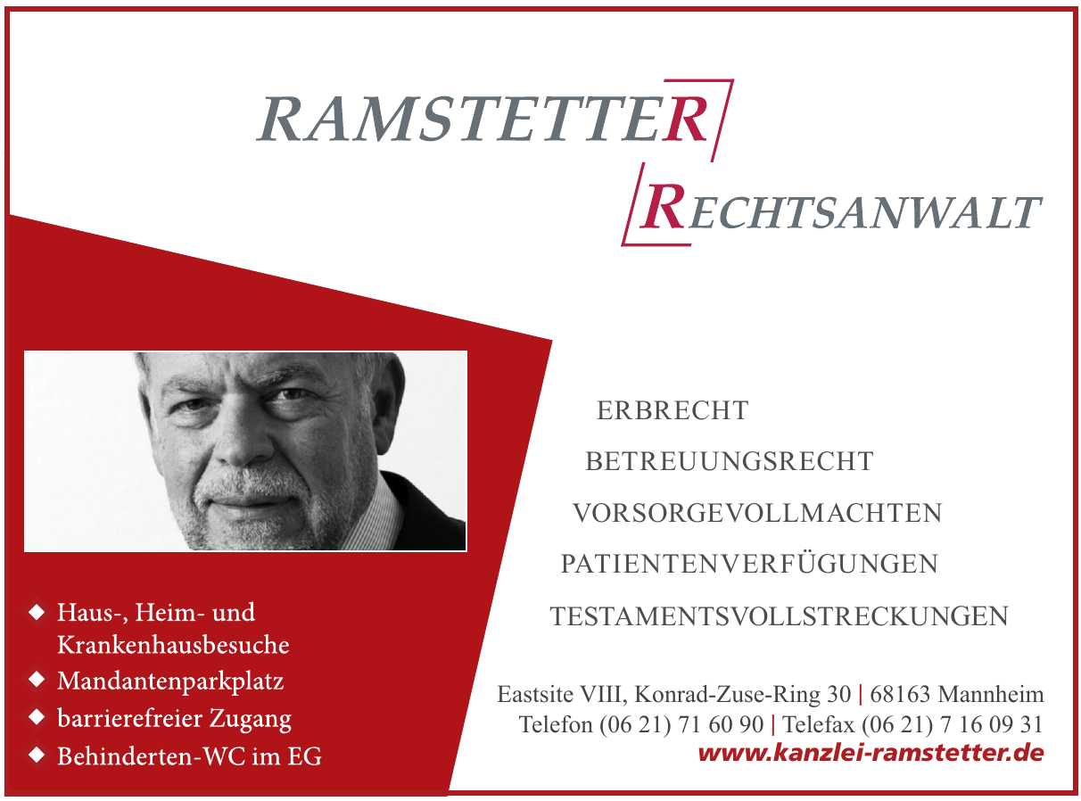 Ramstetter Rechtsanwalt Ramstetter Rechtsanwalt