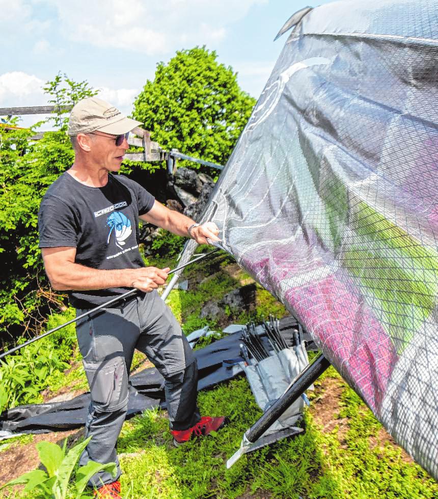 Thomas Dengler bereitet sich auf seinen Start vor. | Bild: Thomas Neu Thomas Dengler bereitet sich auf seinen Start vor. | Bild: Thomas Neu