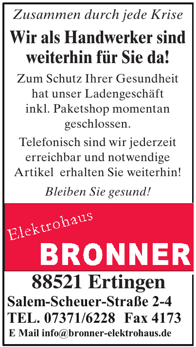 Elektrohaus Bronner Elektrohaus Bronner