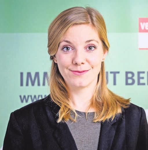Michèle Scherer, VZB-Referentin. FOTO: A: WAGENZIK/VZB Michèle Scherer, VZB-Referentin. FOTO: A: WAGENZIK/VZB