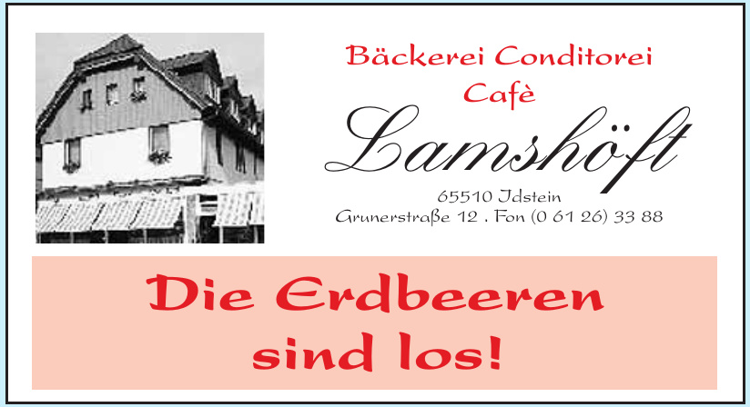 Bäckerei Conditorei Cafè Lamshöft