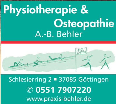 Physiotherapie & Osteopathie A.-B. Behler Physiotherapie & Osteopathie A.-B. Behler